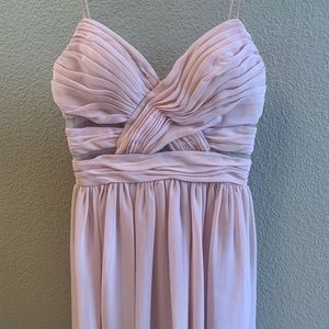 Cut out pink dress